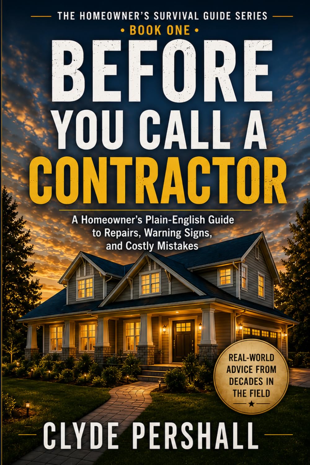 Before You Call a Contractor cover